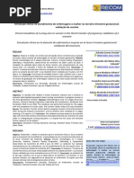 Atendimento de Enfermagem À Mulher No Terceiro Trimestre Gestacional