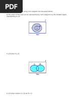 The Relationship in Sets Using Venn Diagram Are Discussed Below