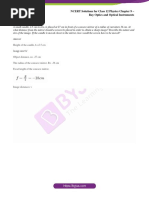 NCERT Solutions For Class 12 Physics Chapter 9 Ray Optics and Optical Instruments