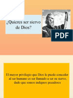 Quieres Ser Siervo de Dios