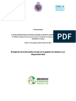 Convocatoria - Residuos Sólidos 2023 PUCV - PNUMA - AGCID