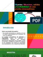 Sesión II Muestra, Muestreo, Confiabilidad y Validez