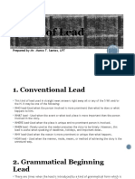 Types of Lead