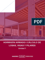 Unidad I - Contenido - Hormigón Armado I - Cálculo de Losas, Vigas y Pilares