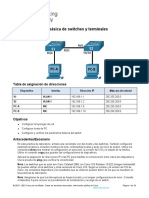 2.9.2 Lab - Basic Switch and End Device Configuration Terminado