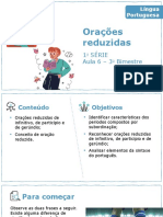 6 - Orações Reduzidas