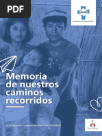 Memoria de Nuestros Caminos Recorridos: ACAF (Asociacion Civil Apoyo Familiar) - 2020 - 955 618 273