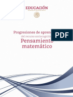 Documento Progresiones - Pensamiento Matemático