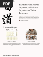 Explicame La Escritura Japonesa y El Idioma Japones Con Varias Imagenes