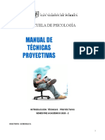 Manual de TÉCNICAS PROYECTIVAS.M