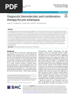 Diagnostic Biomolecules and Combination Therapy For Pre-Eclampsia