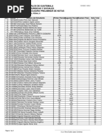 Universidad de San Carlos de Guatemala Facultad de Ciencias Juridicas Y Sociales Cuadro Preliminar de Notas