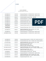 ALFA ROMEO Transponder Catalog