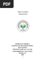 BUKU Ajar Fisika Statistik