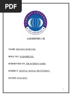 Lab Report 3 DSP