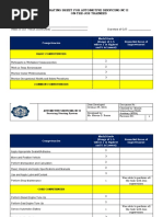 Rating Sheet