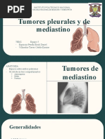 Tumores Pleurales y Mediastinicos