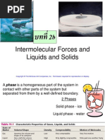 Intermolecular Forces and Solids and Liquids