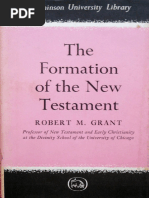 Robert M. Grant - Formation of The New Testament (1965)