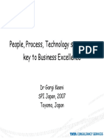 People, Process, Technology Synergy - A Key To Business Excellence