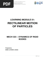 MECH 323 PRELIM MODULE No. 01