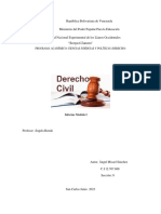 Informe Nociones Fundamentales Del Derecho Civil Personas