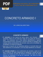 Concreto Armado I Ing. Jorge Gallardo Tapia UNI