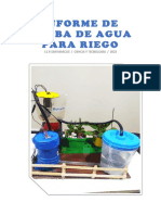 Experimento Bomba de Agua para Riego