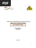 Formation À La Préparation de L'emploi - Aperçu Sur Les Types de Contrats de Travail Et de Stage