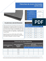 Planchas de Acero Estriadas Astm A36