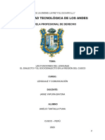 Trabajo Funciones Del Lenguaje DIALECTO Y SOCIOLECTO