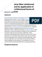 Polypropylene Fiber Reinforced Concrete and Its Application in Creating Architectural Forms of Public Spaces - ScienceDirect