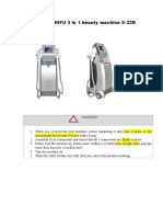 E-33B OPT IPL HIFU 3 in 1 Machine