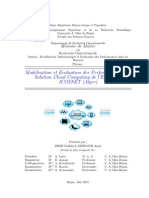 Modélisation Et Evaluation Des Performances de La Solution Cloud Computing de l'EntrepriseI COSNET (Alger)