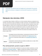 Manipuler Des Données JSON - Apprendre Le Développement Web - MDN