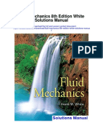 Fluid Mechanics 8th Edition White Solutions Manual