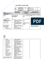 Planificación Unidad 3 Lenguaje