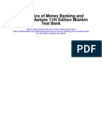 Economics of Money Banking and Financial Markets 11th Edition Mishkin Test Bank