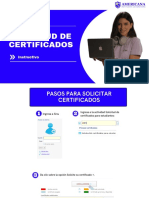 Solicitud de Certificados