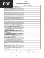 Skill Checklist - Ear Medication-1