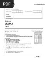 7402-3 Specimen Question Paper (Set 2) - Paper 3 v1.0-1