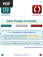 Gear Pumps Formulas - en