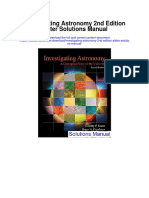 Investigating Astronomy 2nd Edition Slater Solutions Manual