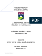 La Dicotomía Del Control Por José Maria