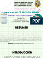 Elaboracion de Alcohol en Gel