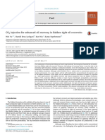 CO2 Injection For Enhanced Oil Recovery in Bakken Tight Oil Reservoirs