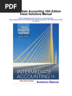 Intermediate Accounting 16th Edition Kieso Solutions Manual