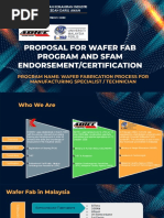 (Revised) MIMOS 2-Sep - SFAM Endorsement On Wafer Fabrication Front - Back End Process For Manufacturing Specialist