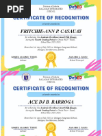 Award Certificates SY 2022-2023