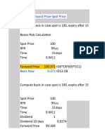 D. Basis Risk Calculation